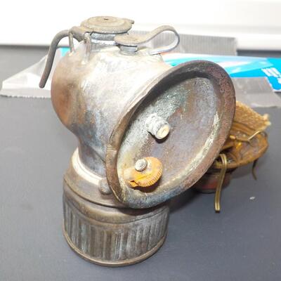 1912 torch light Kerosene and oil lamp base.
