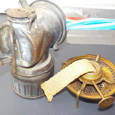 1912 torch light Kerosene and oil lamp base.