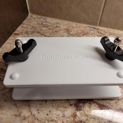 Lot 30: Tofu Press and Cherry Pit Remover