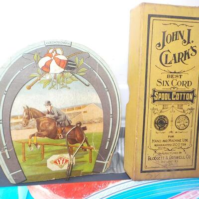 1920's Spool Cotton, Vintage needles.
