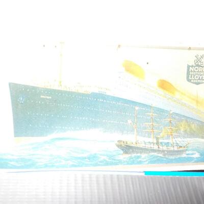 Met Life ad 1900 and calendar and 1920's cruised.