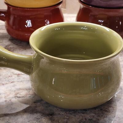 Lot 42: Colorful Soup Bowls