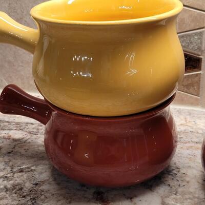 Lot 42: Colorful Soup Bowls