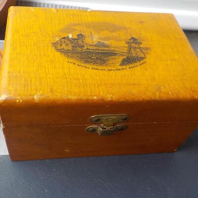 Hand made Trinket box and Japanese coasters.