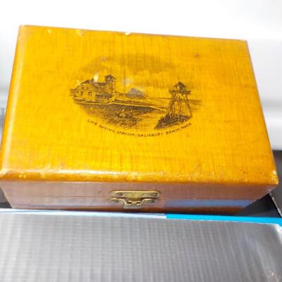 Hand made Trinket box and Japanese coasters.