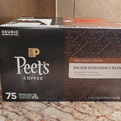 Lot 63: Unopened Box of Peet's Coffee for Keurig