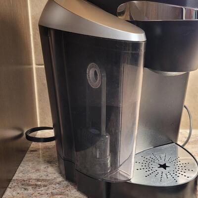 Lot 64: KEURIG with Filters and Reusable Cups