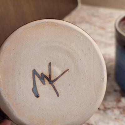 Lot 67: Artist Signed Coffee Cups (2)