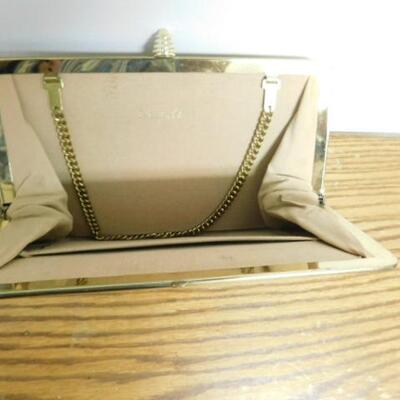 Mid Century Needlework Clutch Purse by Verdi