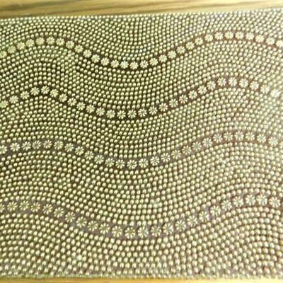 Vintage Mid Century Micro Pearl and Bead Clutch Purse Hong Kong