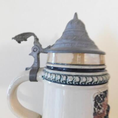 Vintage Ceramic Colorful Collector Stein