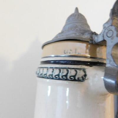 Vintage Ceramic Colorful Collector Stein