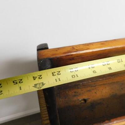 Beautiful Hand Crafted Primitive Hand Carry Tool Caddy 24"