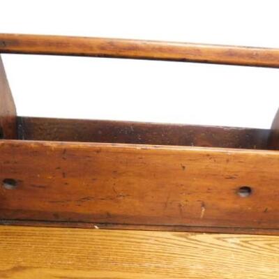 Beautiful Hand Crafted Primitive Hand Carry Tool Caddy 24"