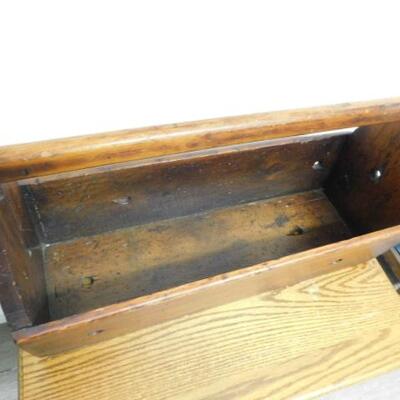Beautiful Hand Crafted Primitive Hand Carry Tool Caddy 24"