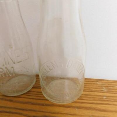 Pair of Vintage Northern Dairy Milk Bottles