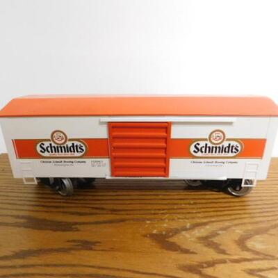 Large Vintage Metal Schmidt's Rail Road Freight Car 15"