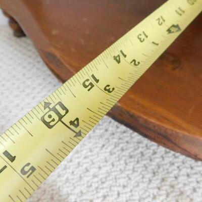 Vintage Solid Wood Corner Tiered Etagere 52"