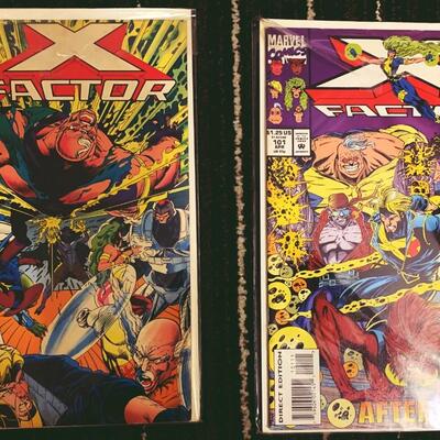 X Factor Comic Books 1993-94