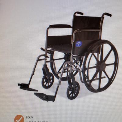 Medline Guardian K1 Wheelchair With Swing-Away Leg Rests NIB  Unopened 