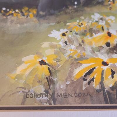 Lot 109: Dorothy Mendoza Original Watercolor 