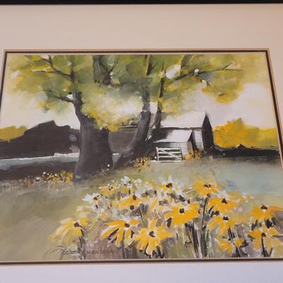 Lot 109: Dorothy Mendoza Original Watercolor 