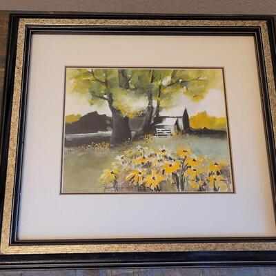 Lot 109: Dorothy Mendoza Original Watercolor 