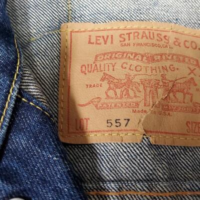 Vintage 60's Levi's Big E Medium Wash Denim Jacket 