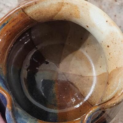 Lot 113: Ceramic Pitcher Signed by Artist 