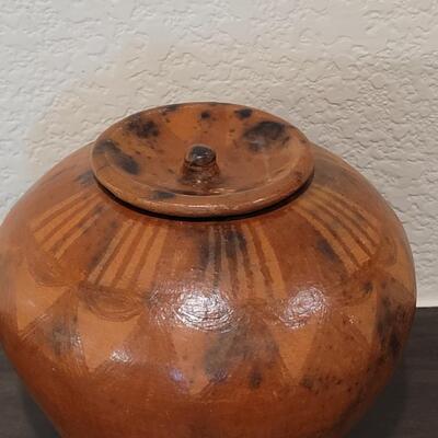 Lot 114: Ceramic Jar with Lid 