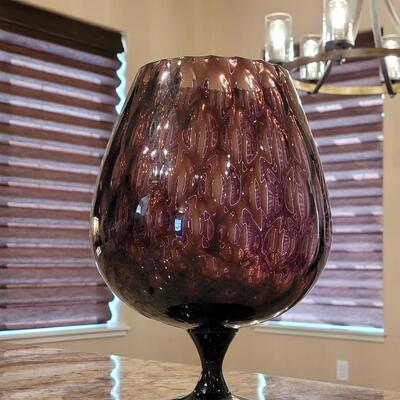 Lot 118: Large Purple Glass Vase