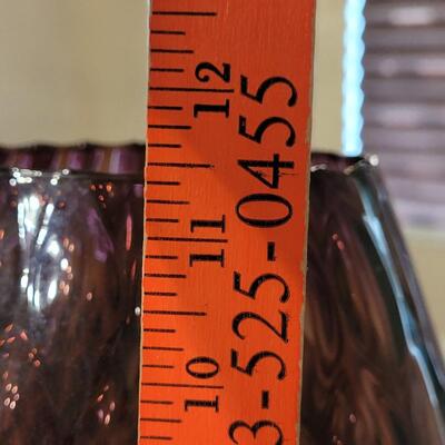 Lot 118: Large Purple Glass Vase