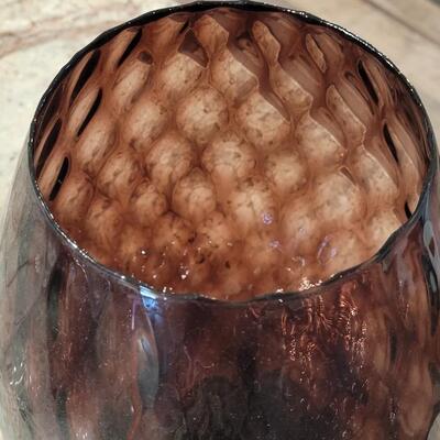 Lot 118: Large Purple Glass Vase