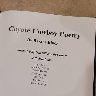 Lot 122: Coyote Cowboy Poetry Coffee Table Book
