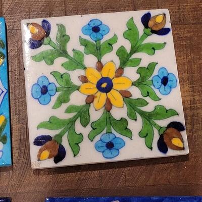 Lot 140: Tile Coasters (one is not original to set)