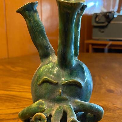 Vintage Pottery Alien Creature Figurine