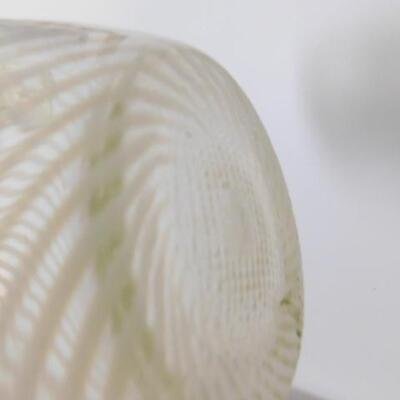 Vintage Fenton Swirl Ruffled Edge Pitcher 