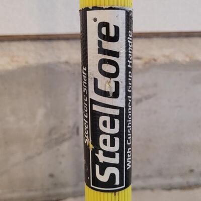 Lot 153: 59" STEEL CORE Snow Shovel 