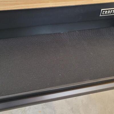 Lot 165: Large CRAFTSMAN Work Bench w/ Drawer
