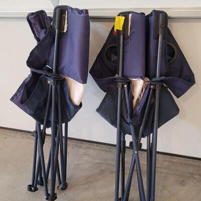 Lot 174: (2) Patriotic America Folding Chairs