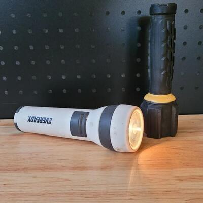 Lot 176: (2) Vintage Flashlights - 1 Works, Other Untested