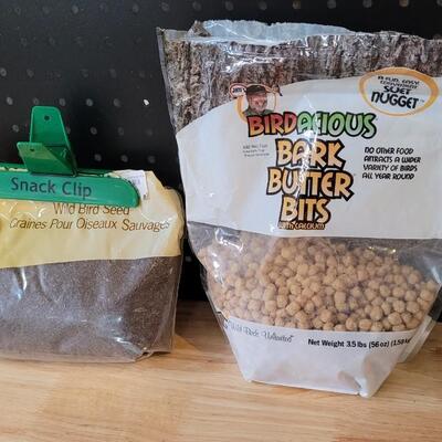 Lot 182: Used Wild Bird Seeds and Bark Butter Bits 