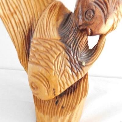 Hand Carved Aquatic Wood Art 16