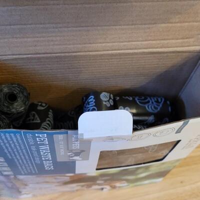 Lot 197: 3/4 Full Box PET WASTE BAGS