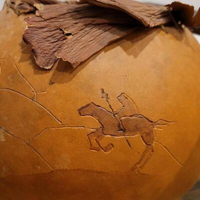 Lot 202: Native American Gourd Home Deco Art