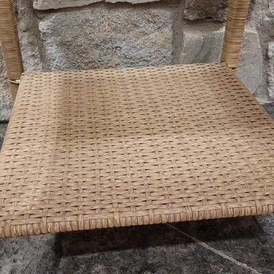 Lot 204: MARTHA STEWART LIVING Wicker Side Table