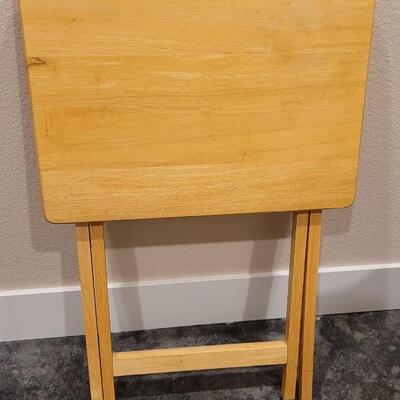 Lot 206: (2) Folding Meal Trays