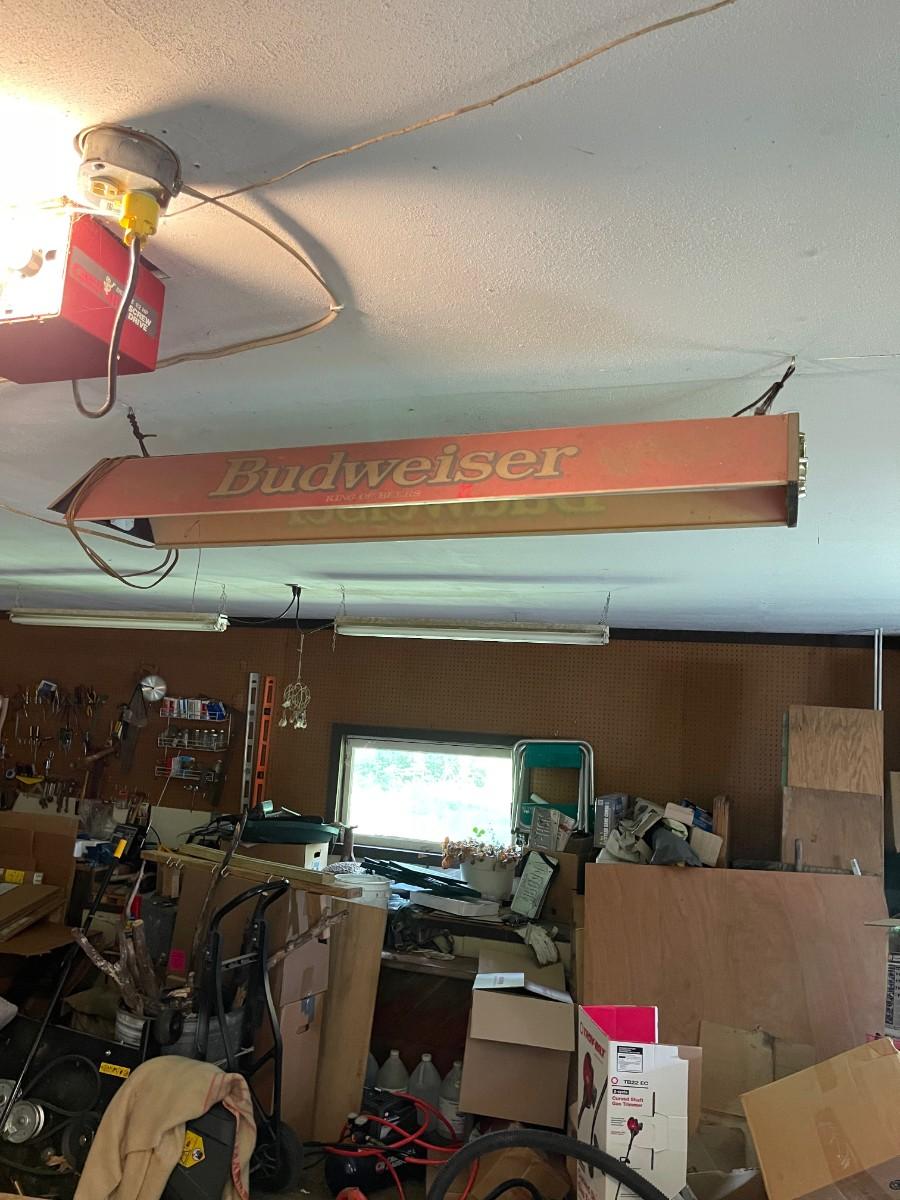 Budweiser Pool Table Light