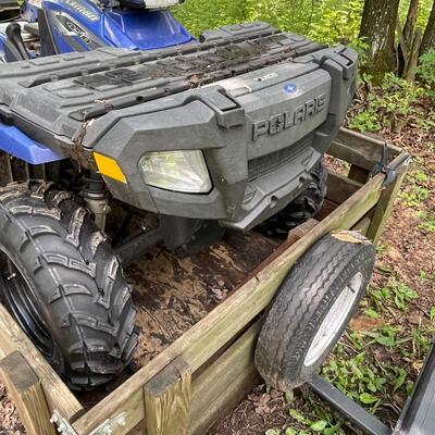 2005 Polaris Sportsman 450 CC ATV with Trailer