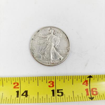 1939 SILVER WALKING LIBERTY DOLLAR COIN 